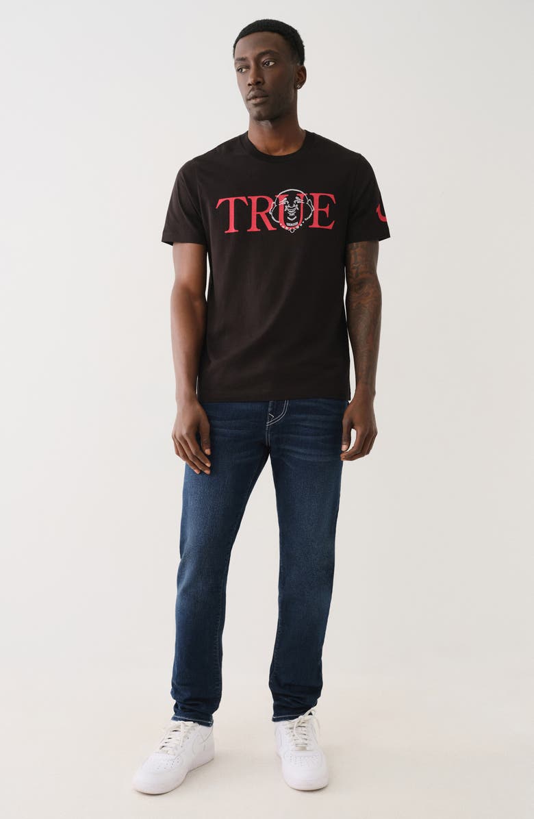 True Religion Cotton Graphic T-Shirt, Alternate, color, 