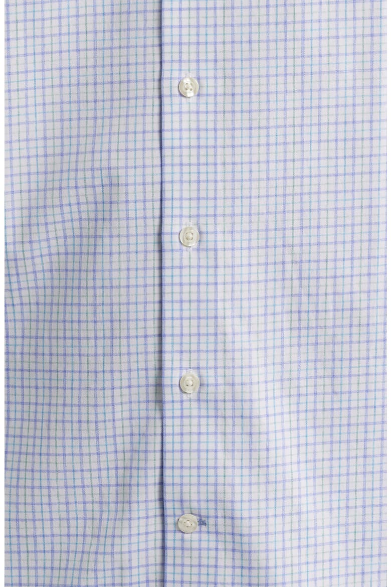 Briney Tattersall Check Everyday Performance Button-Up Shirt, Alternate, color, THISTLE