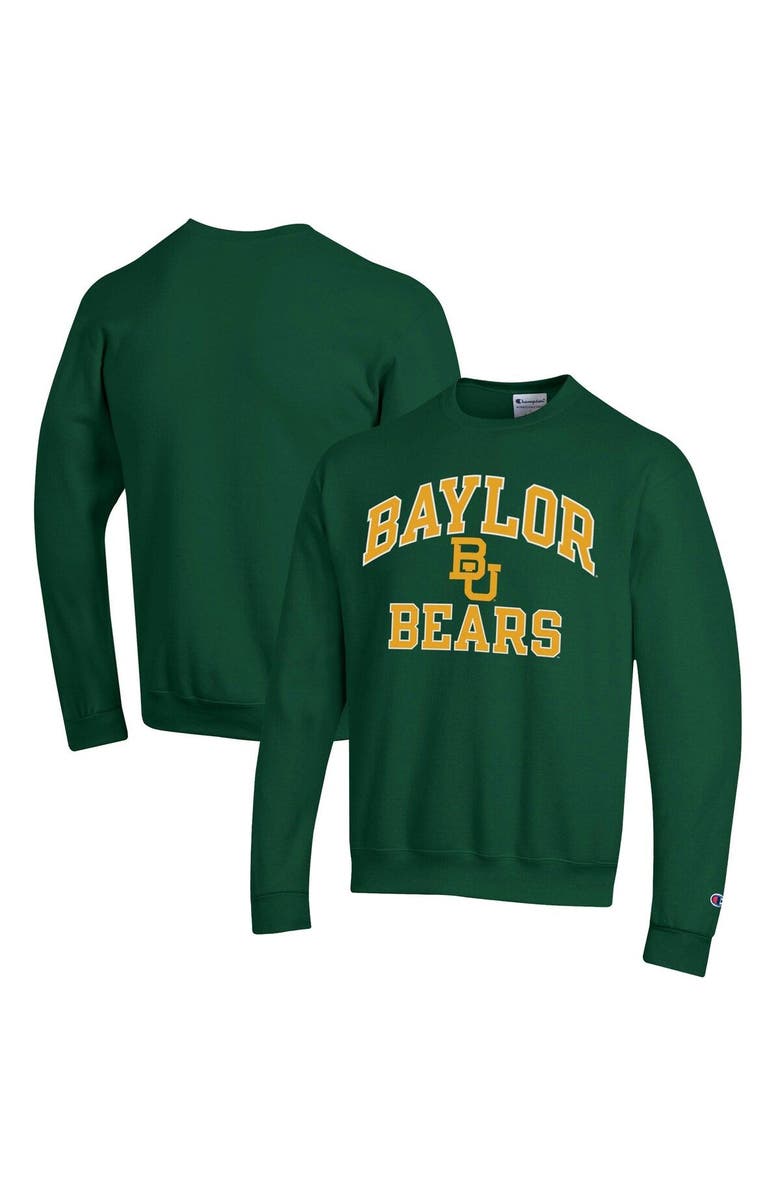 Champion Men's Champion Green Baylor Bears High Motor Pullover Sweatshirt, Main, color, Green
