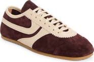 Dries Van Noten Slim Suede Low Top Sneaker