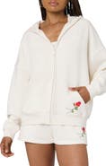 Florence by Mills Cozy Crush Forever Embroidered Oversize Graphic Zip Hoodie