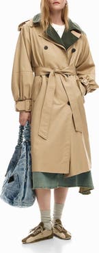 Desigual Layered Trench Coat