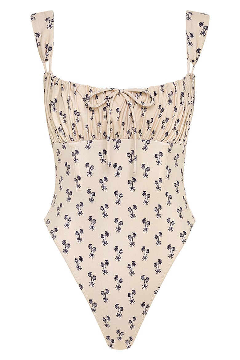 Victoria High Leg One-Piece Swimsuit, Alternate, color, CYNTHIA FLORAL
