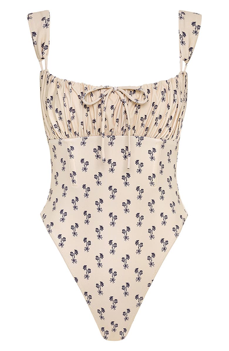 MONTCE Victoria High Leg One-Piece Swimsuit, Alternate, color, Cynthia Floral