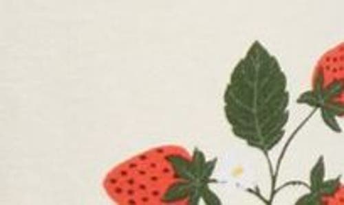 Melody Ehsani Strawberry Print Cotton Sweatpants In Buttercream