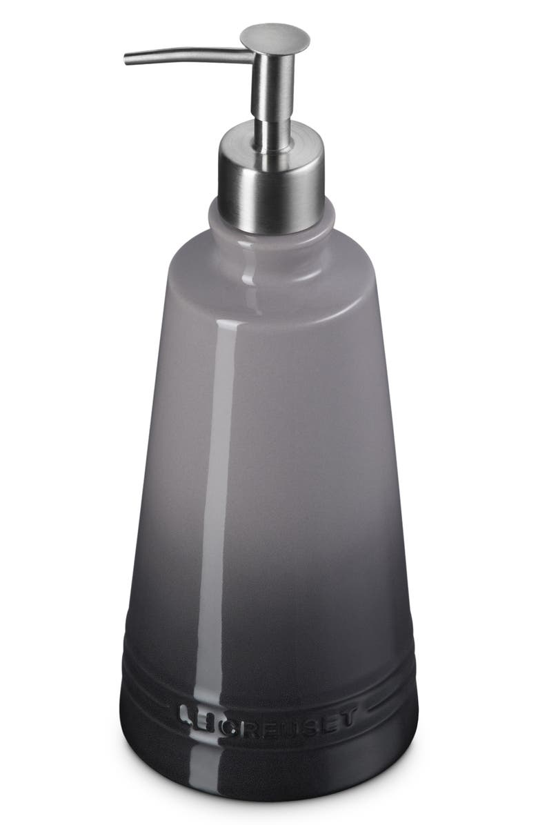 Le Creuset Signature Stoneware Soap Dispenser, Alternate, color, Oyster