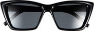 Saint Laurent SL 276 Mica Plump 53mm Cat Eye Sunglasses