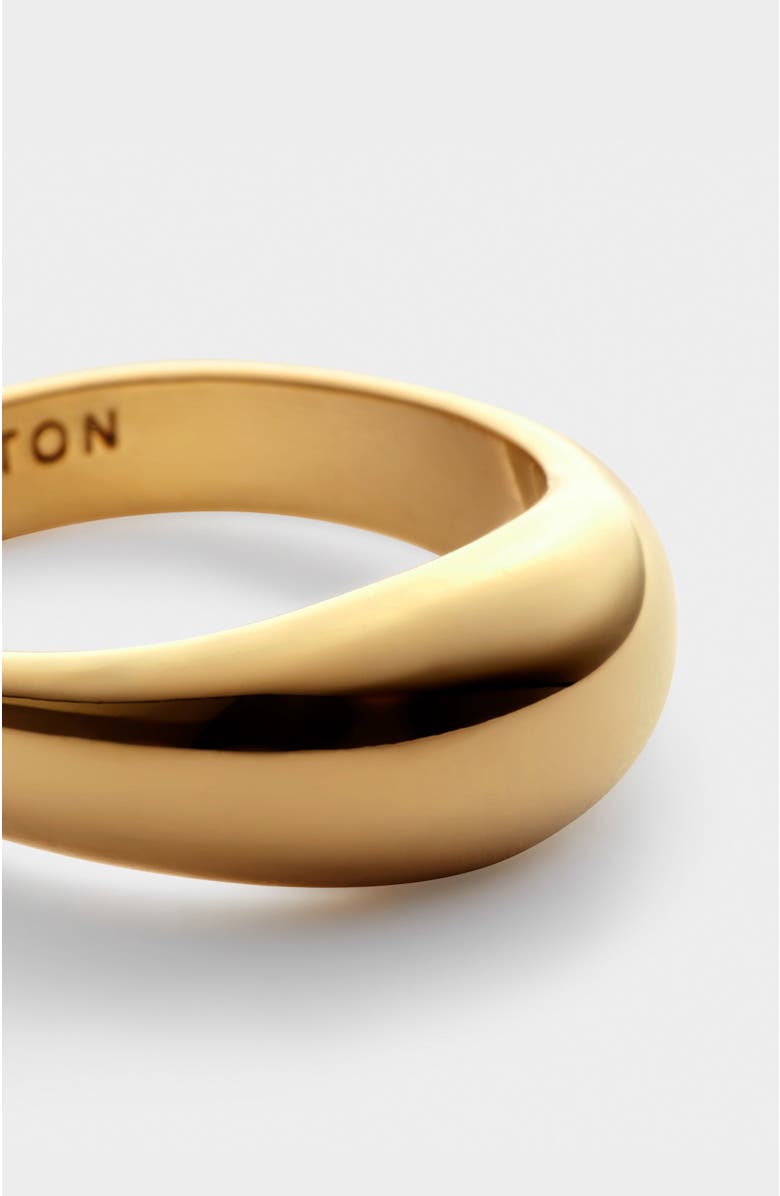 Katie Loxton Aura Dome Ring, Alternate, color, Gold Coated