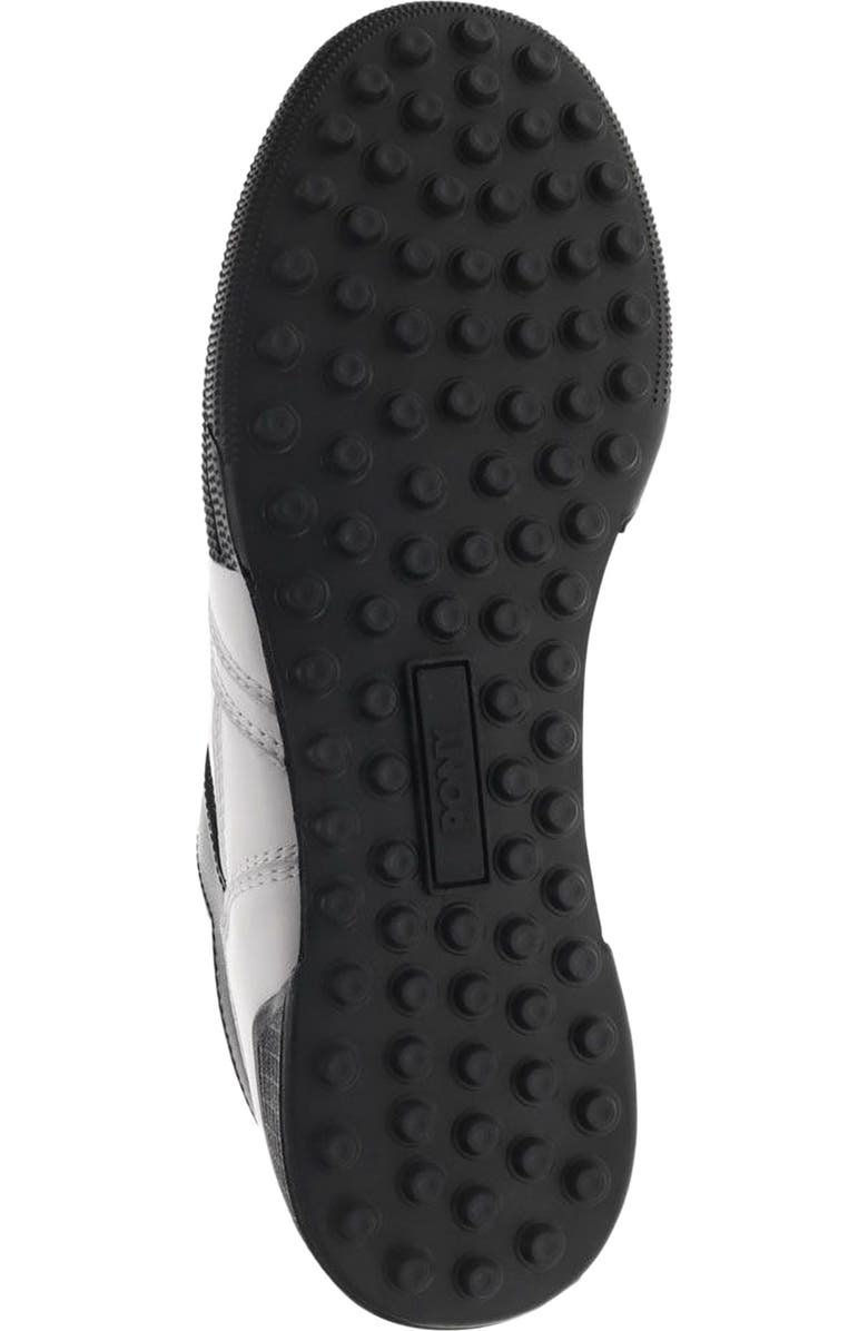 PONY Astro Leather Sneakers, Alternate, color, White/Black