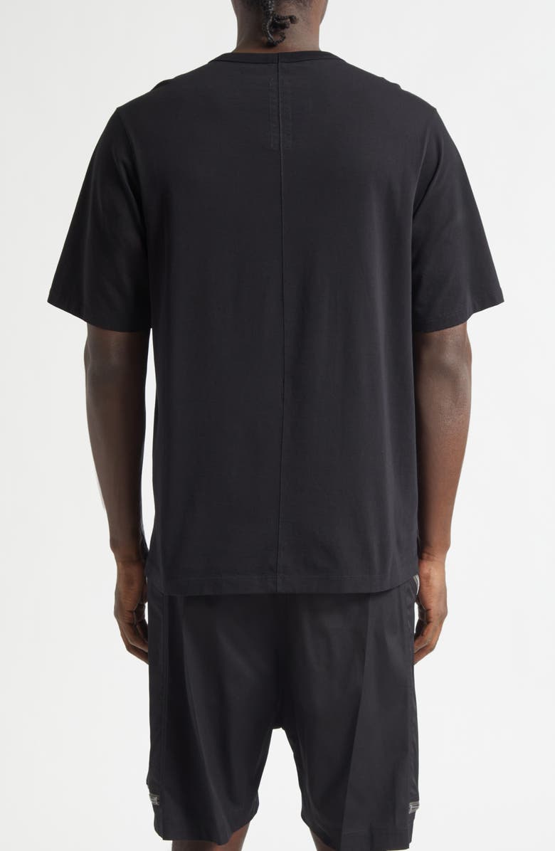 Rick Owens Brad Cotton T-Shirt, Alternate, color, Black