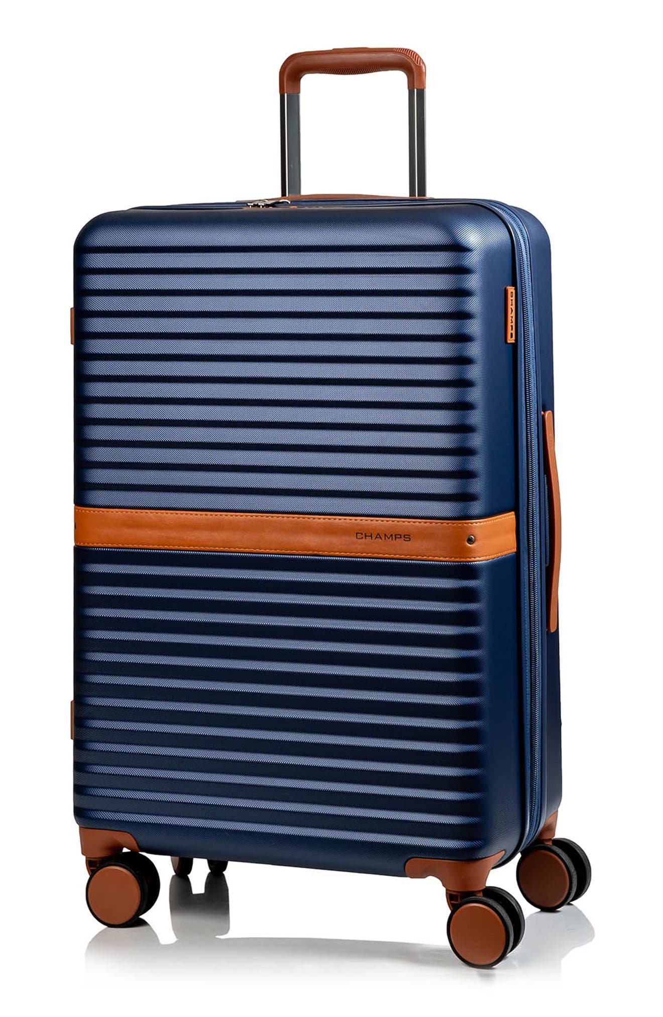 CHAMPS Vintage II 24-Inch Hardside Spinner Luggage, Alternate, color, Navy