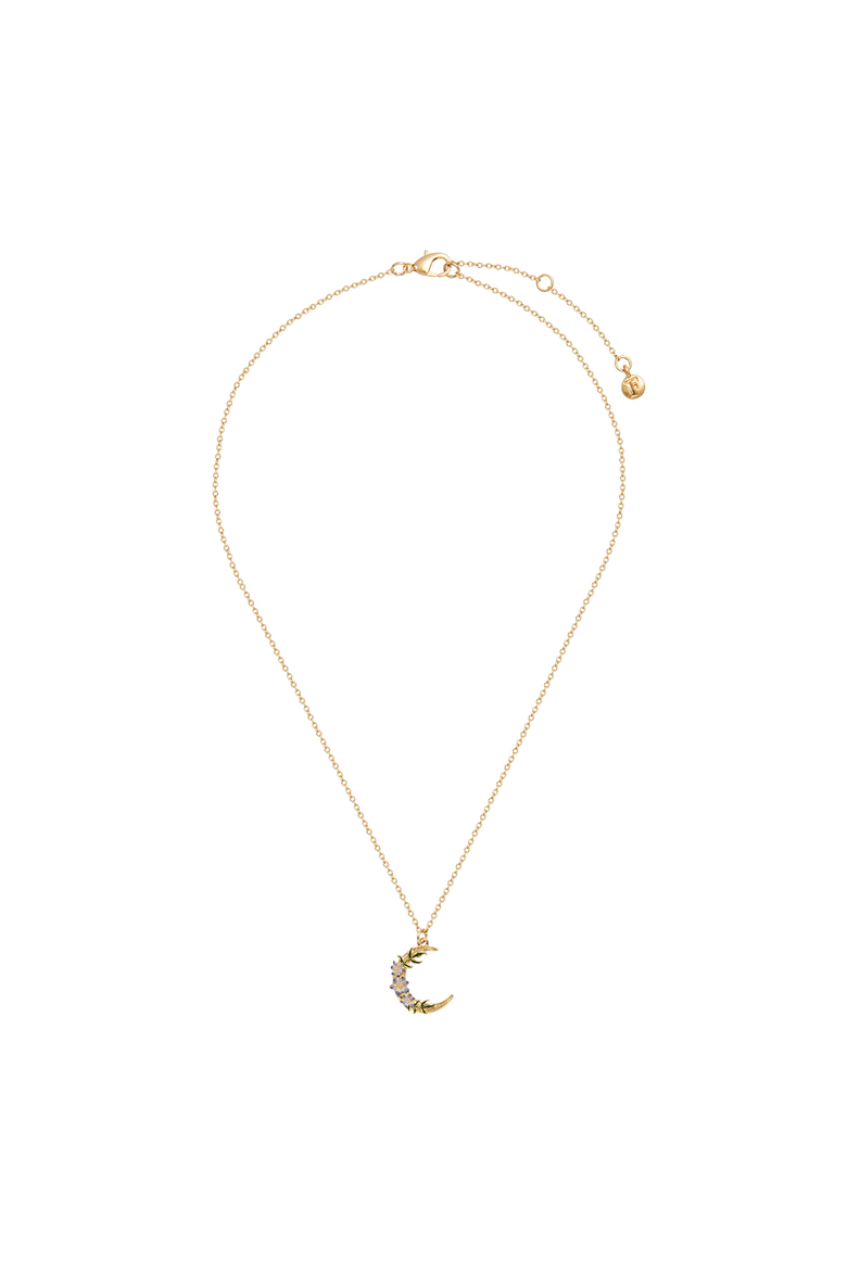 Nightshade Moon Gold Necklace, Alternate, color, Gold