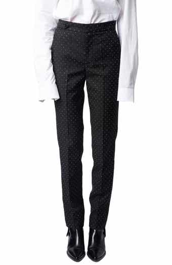 Zadig & Voltaire Pistol Virgin Wool Grain de Poudre Pants Zadig & Voltaire Pistol Virgin Wool Grain de Poudre Pants