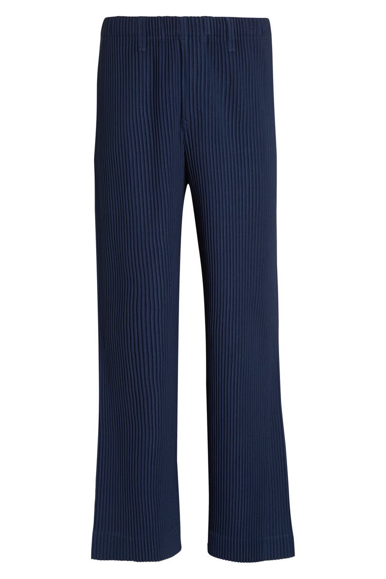 Tailored Pleats 1 Flare Leg Pants, Alternate, color, MANAROLA BOAT NAVY