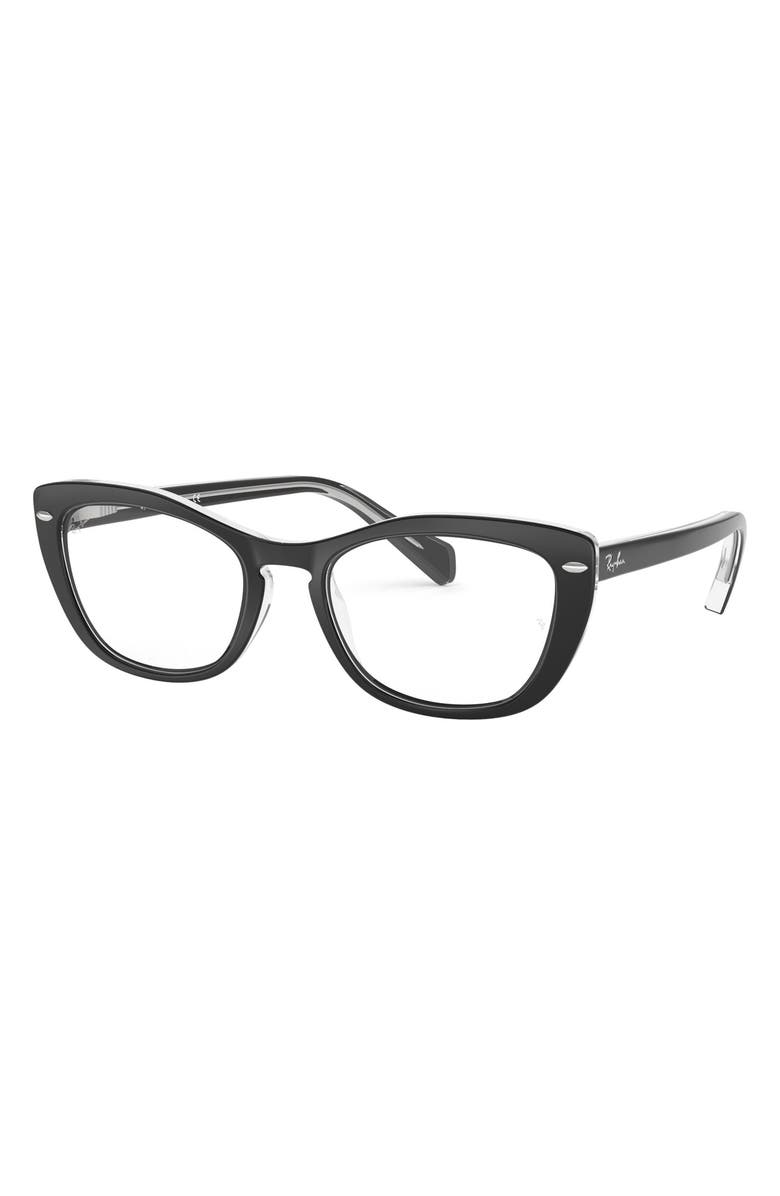 Ray-Ban 58mm Optical Glasses, Alternate, color, 