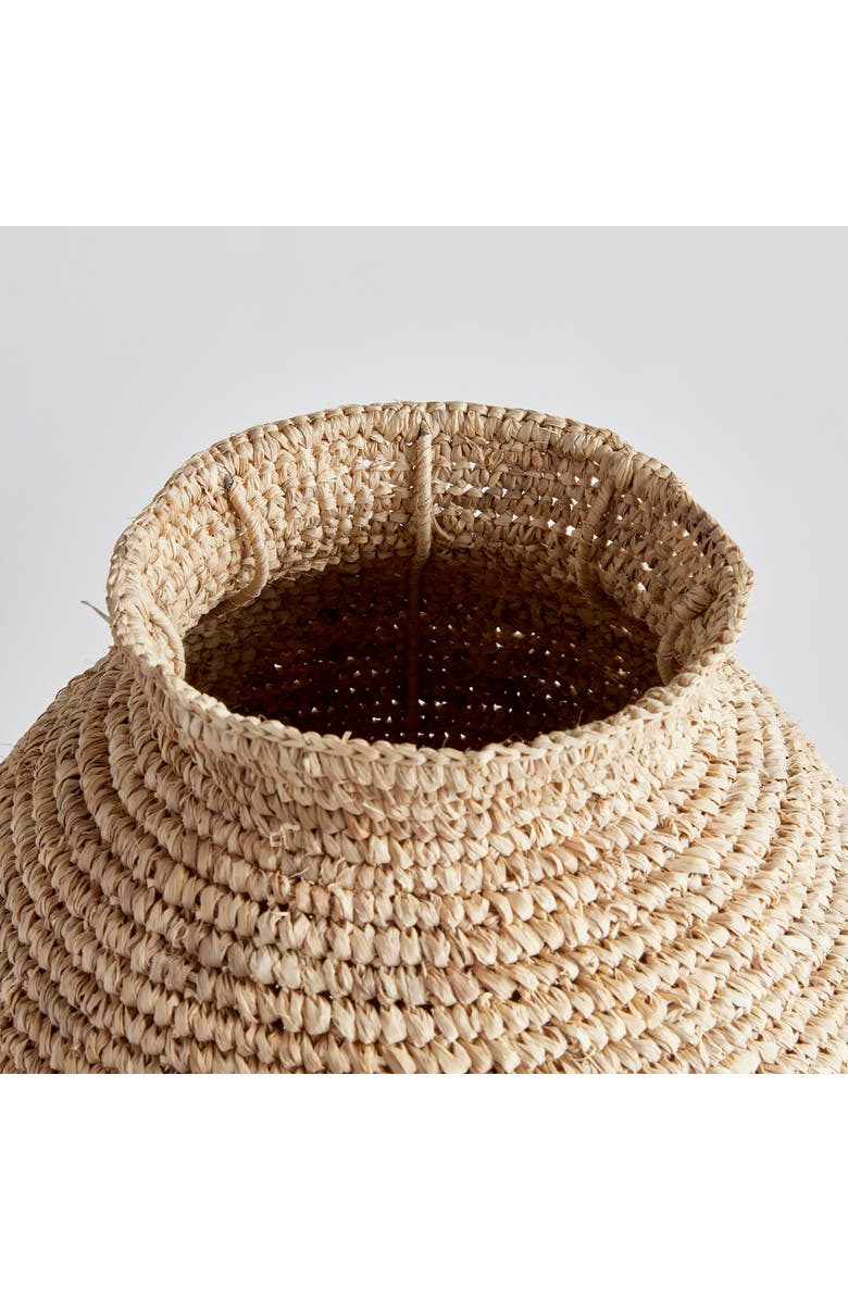 Napa Home & Garden Remi Woven Vase, Alternate, color, Beige