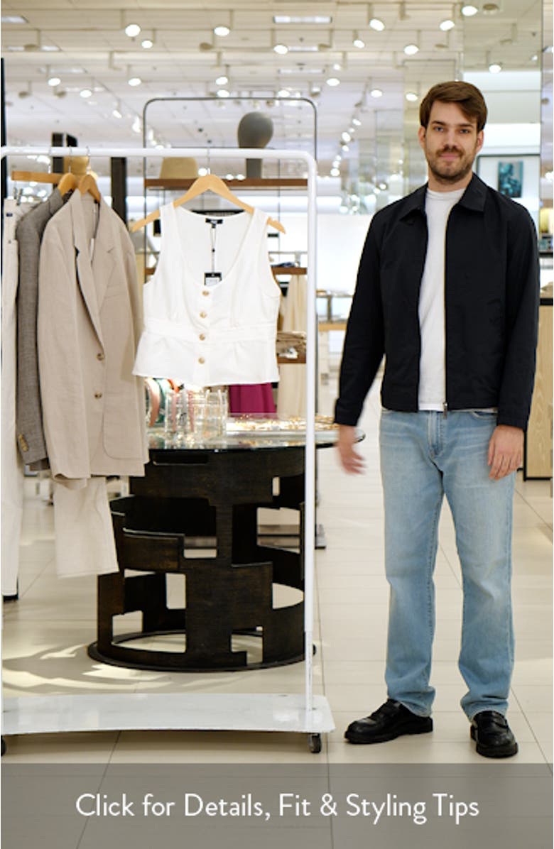 Caine Linen Blend Button-Up Tank, sales video thumbnail