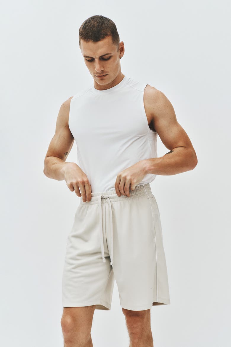 Regular Fit Sports Shorts With Drymove, Alternate, color, Natural white