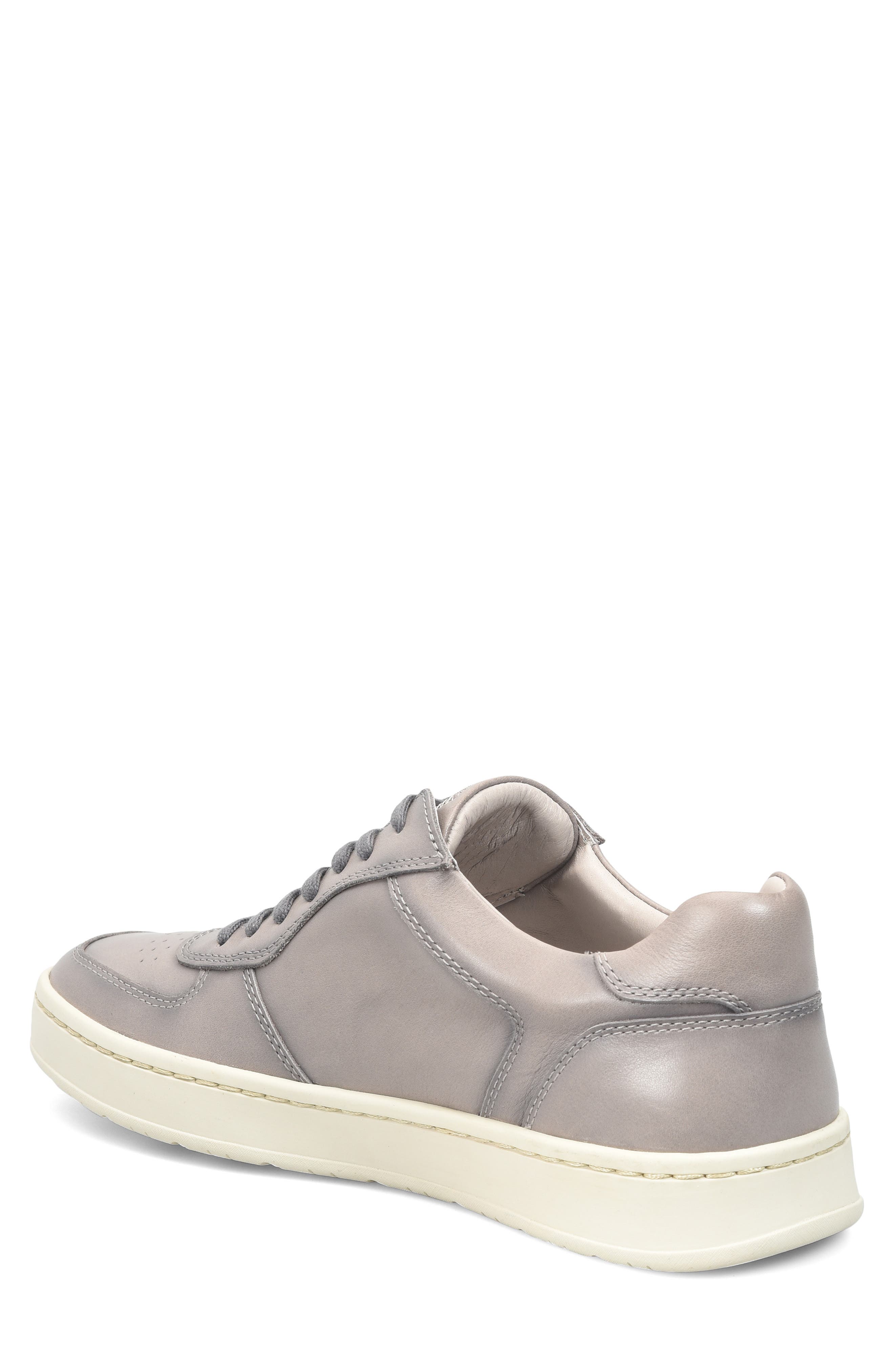 Venton Leather Sneaker, Alternate, color, ZINCO GREY