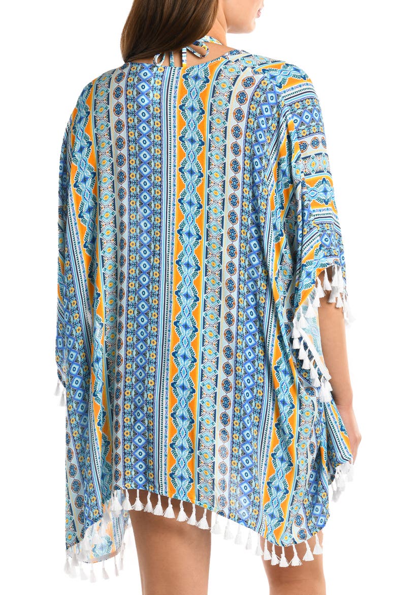 Tassel Trim Cover-Up, Alternate, color, ICE BLUE