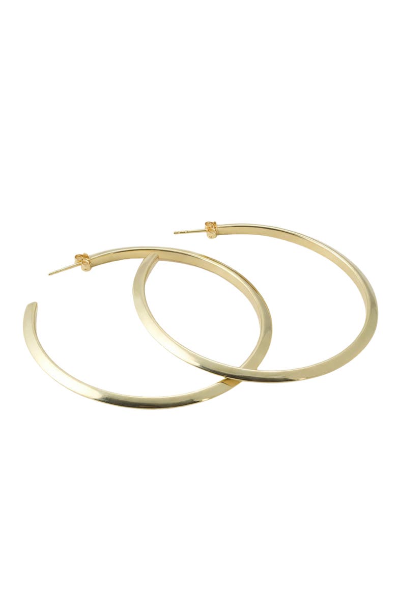 The M Jewelers The Essential Large Hoop Earrings, Alternate, color, Gold