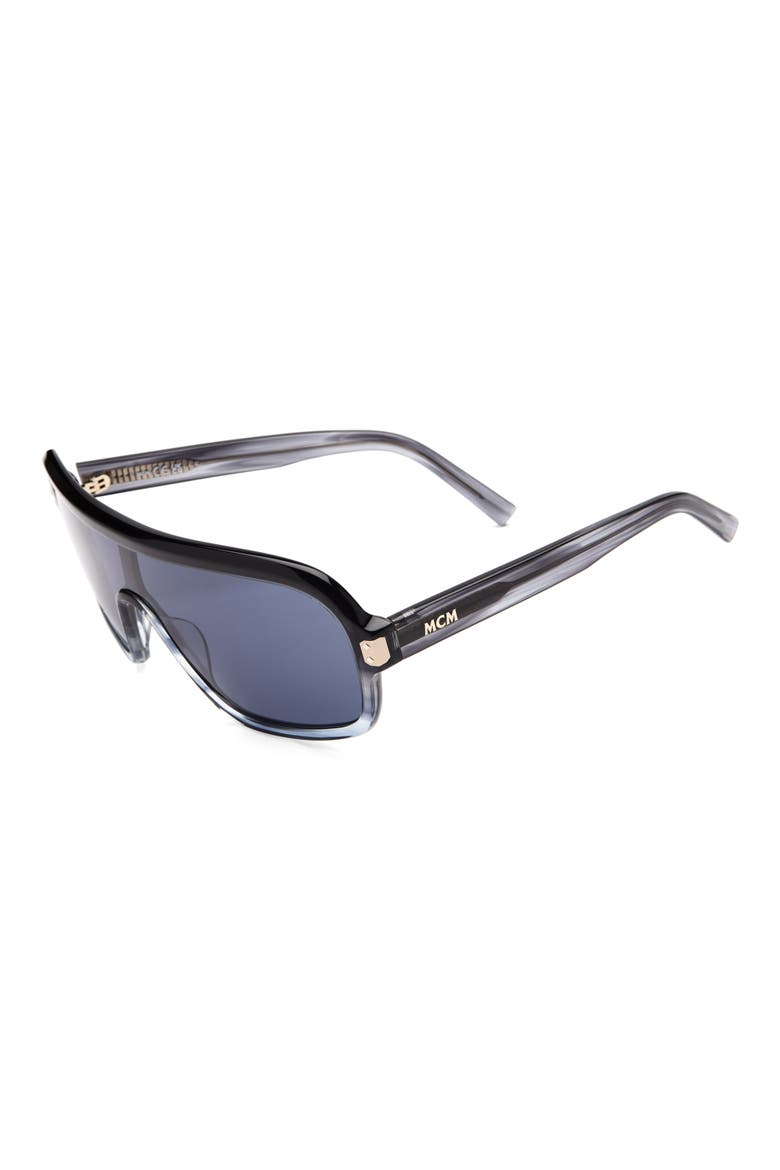53mm Aviator Sunglasses, Alternate, color, SHINY BLACK / SMOKE