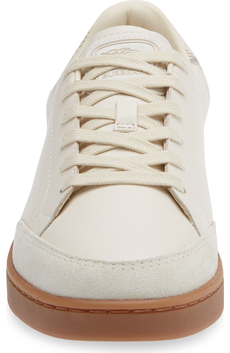 Burberry Set Check Low Top Sneaker, Alternate, color, Dove Beige/ Sesame Be