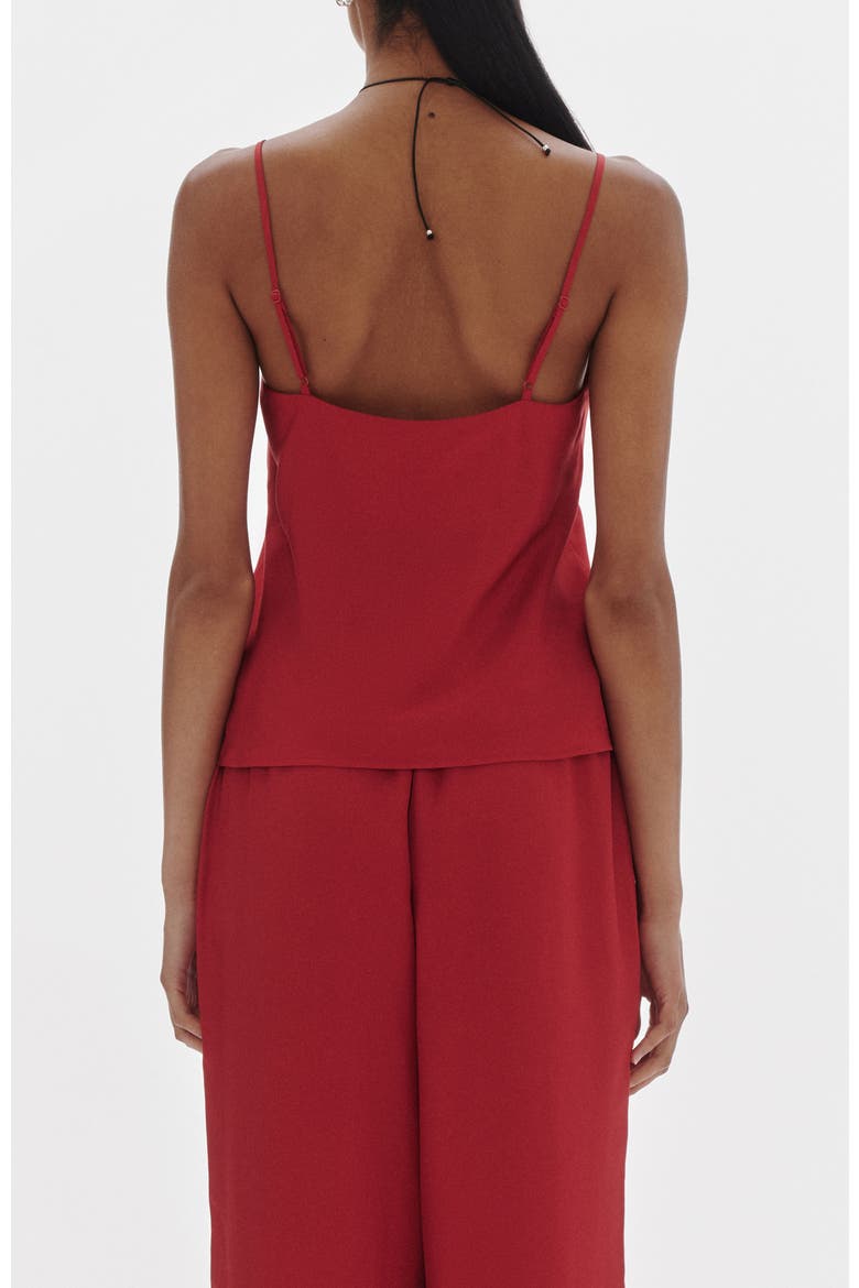 Tasha Tencel Cami, Alternate, color, Vermillion