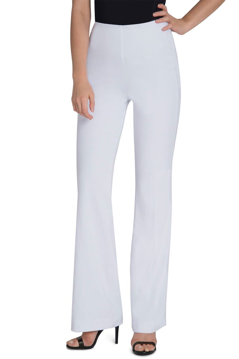 'Lyssentials Wide Leg Denim Trousers, Main, color, WHITE