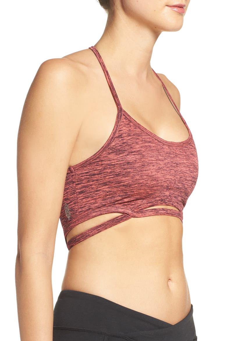 FP Movement Infinity T-Back Sports Bra, Alternate, color, TRUE NAVY/ HOT PINK
