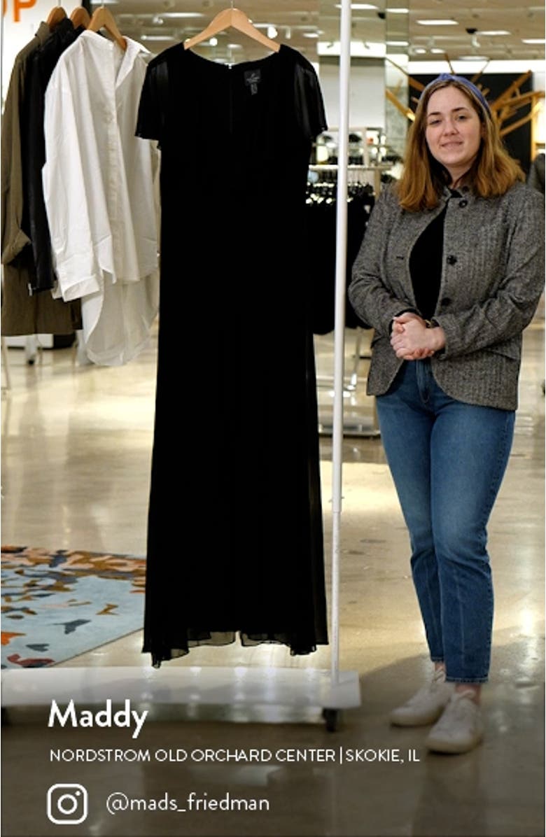 Ruffle Chiffon & Jersey Jumpsuit, sales video thumbnail