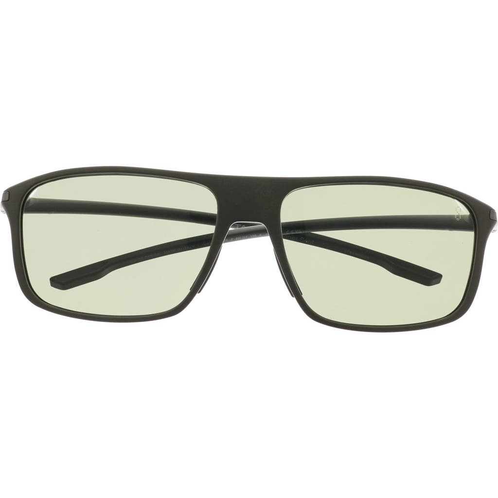 Tag Heuer Vingt Sept 60mm Rectangular Sunglasses In Green