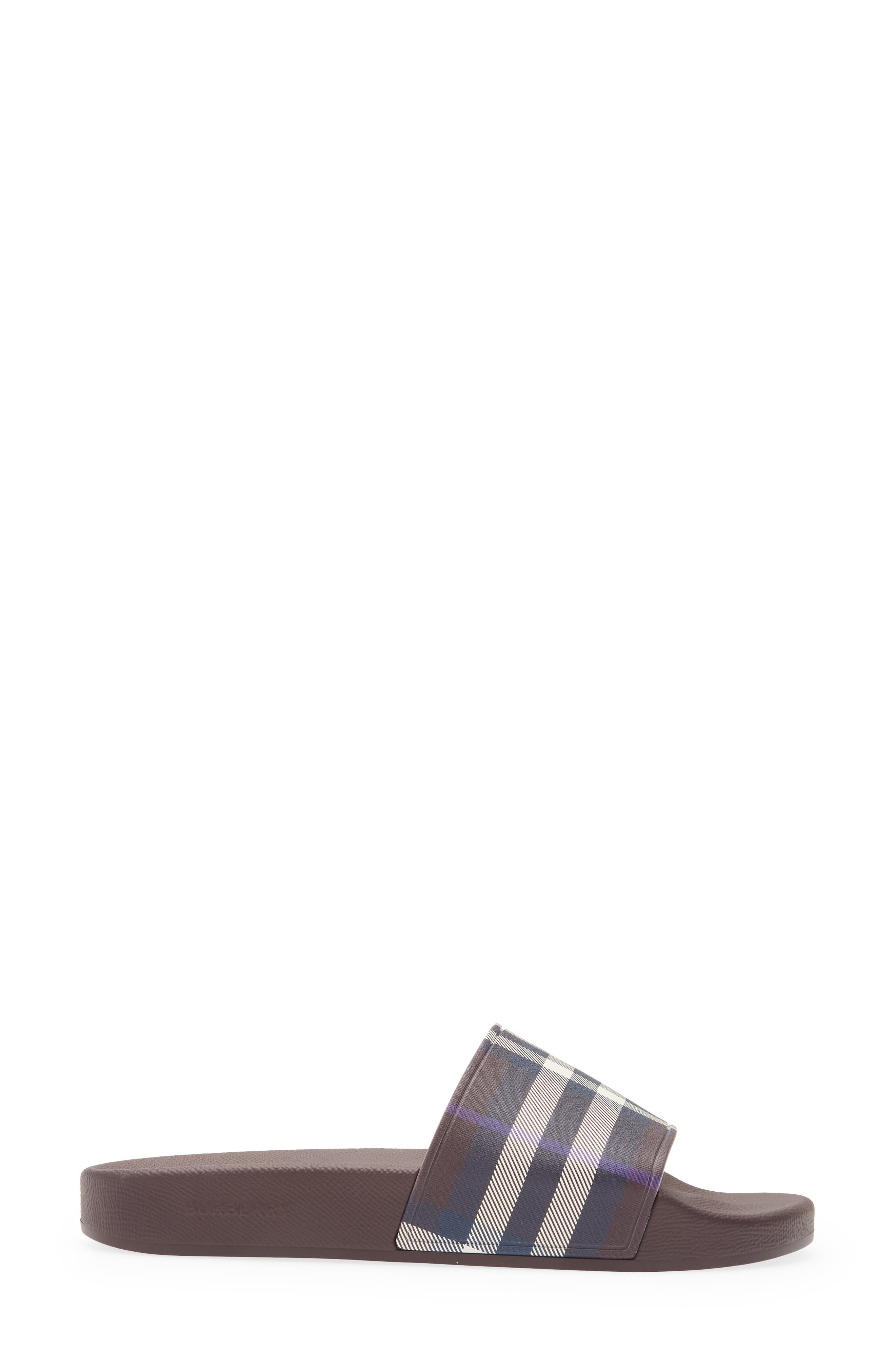 Burberry Furley Check Slide Sandal, Alternate, color, 