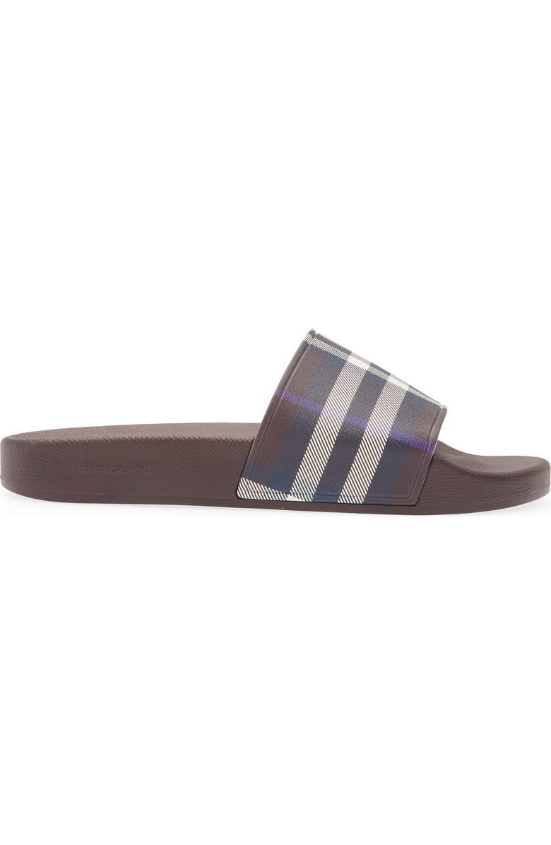 Burberry Furley Check Slide Sandal, Alternate, color,