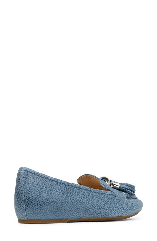 Donald Pliner Tassel Loafer In Blue