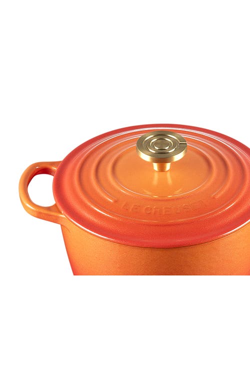 Le Creuset Signature 2.25.-quart Enameled Cast Iron Saucepan In Orange