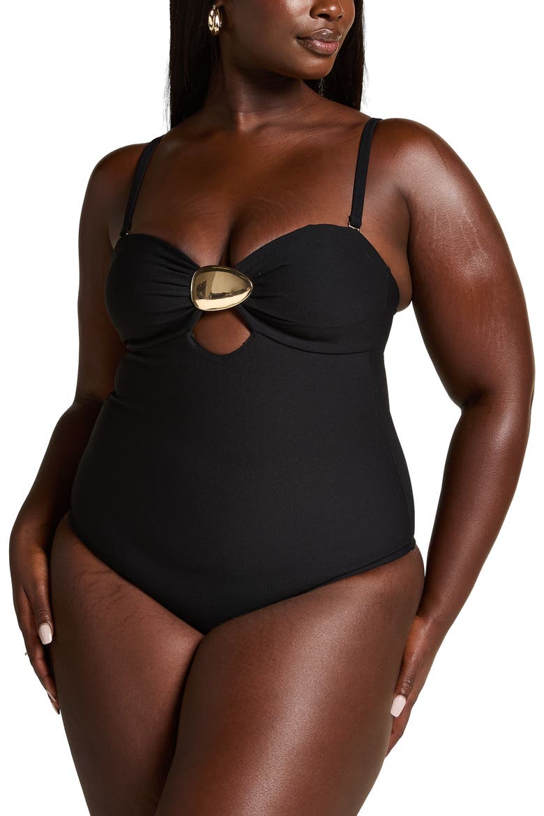 Cabo Shaping Bathingsuit, Main, color, Black
