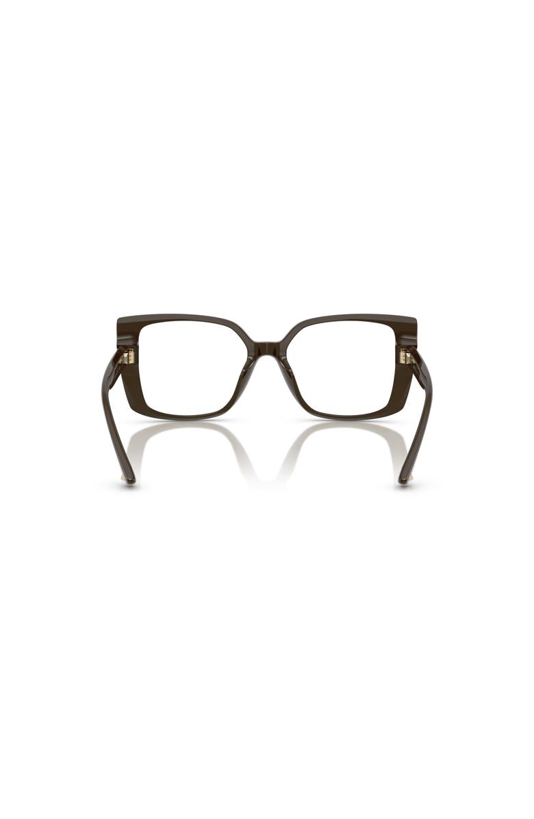 Jimmy Choo 53mm Butterfly optical glasses, Alternate, color, Green