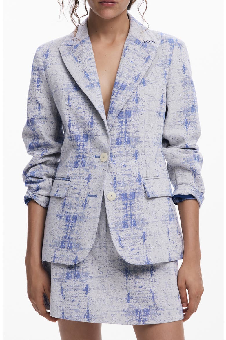 Classic Cut Blazer, Main, color, BLUE