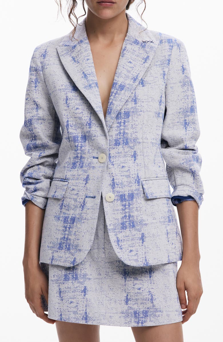 Desigual Classic Cut Blazer, Main, color,
