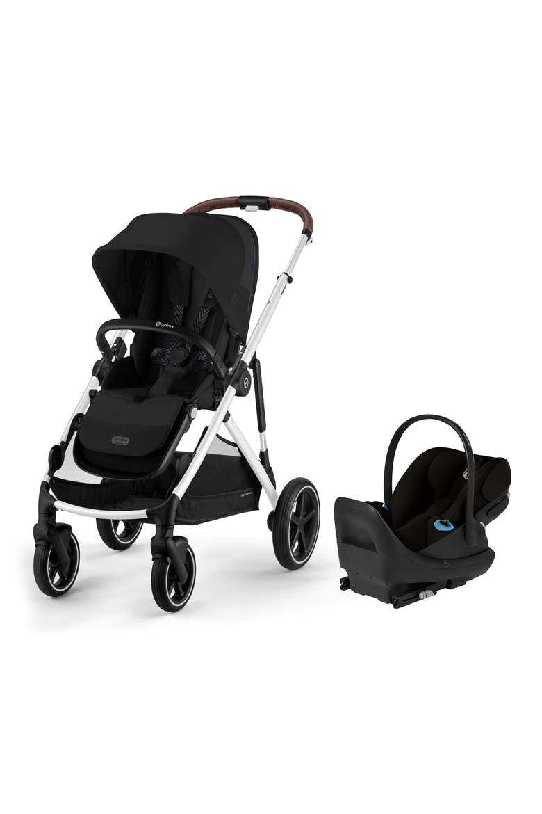 Gazelle S Stroller & Cloud G Pro Travel System, Main, color, MOON BLACK/SILVER