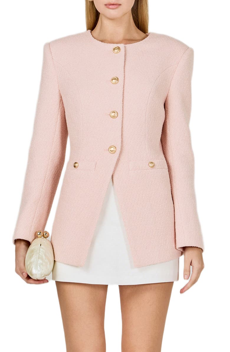Endless Rose Tweed Jacket, Alternate, color, Petal Pink