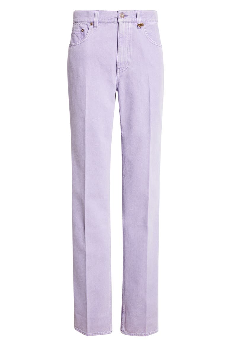 Garment Dyed Straight Leg Jeans, Main, color, LAVENDER FOG