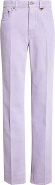 Chloé Garment Dyed Straight Leg Jeans