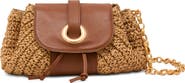 Reiss Lori Raffia Effect Shoulder Bag