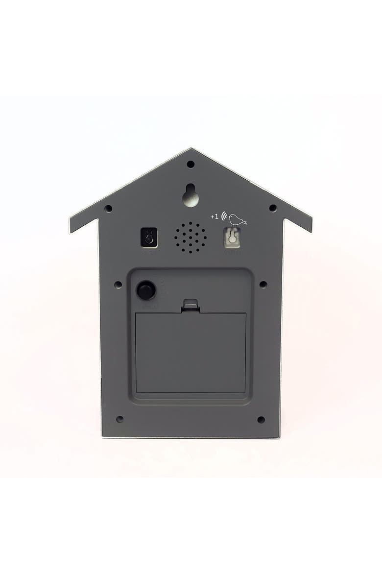 Minimalist Cuckoo Table Clock - Grey, Alternate, color, GREY