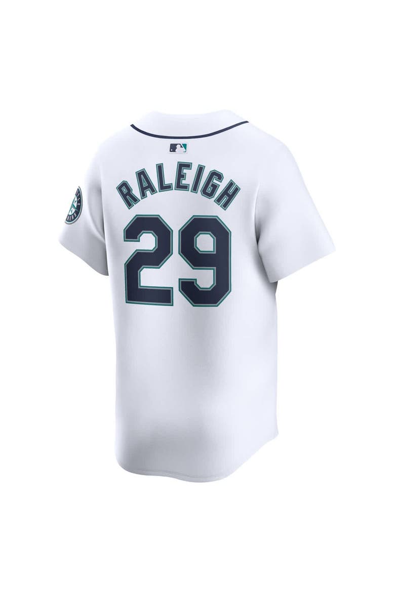 Men's Nike Cal Raleigh White Seattle Mariners Home Limited Player Jersey, Alternate, color, White