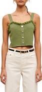 maje Made Chain Crop Top