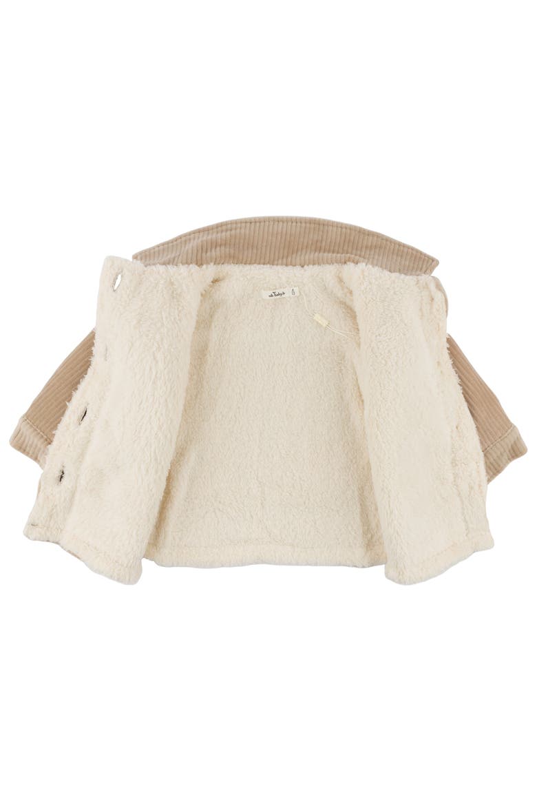 Corduroy With Snowdrift Shacket-Little Kid, Alternate, color, Sand