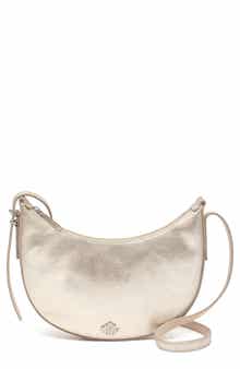 New Amsterdam Leatherworks Silas Metallic Crossbody Bag
